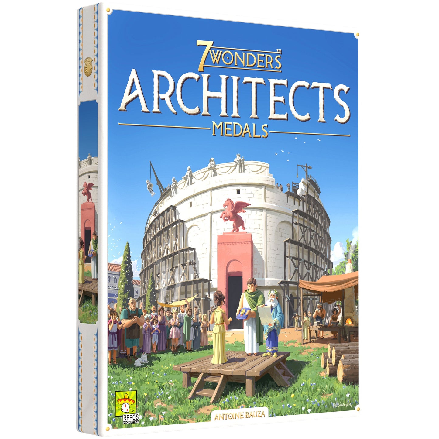 7 Wonders Architects Medals - Bản mở rộng Board Game chiến thuật - Repos Production