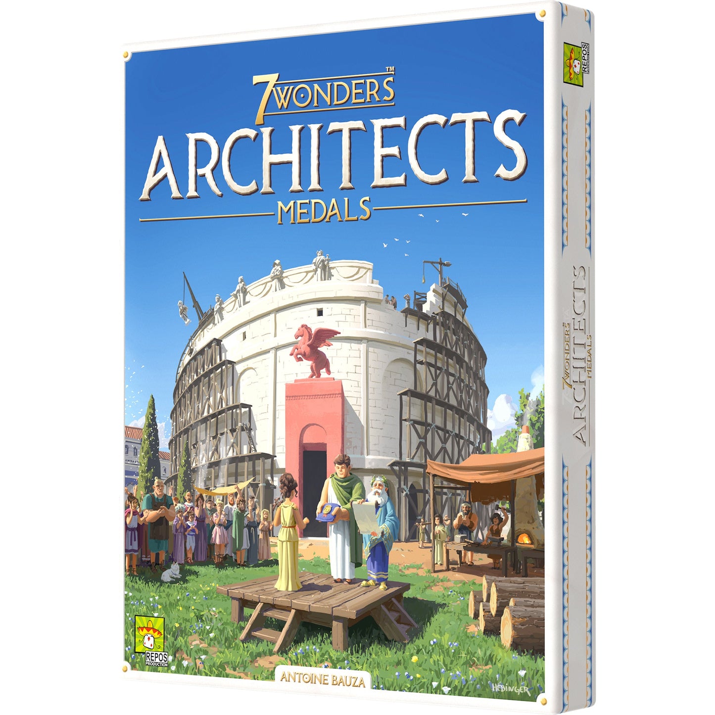 7 Wonders Architects Medals - Bản mở rộng Board Game chiến thuật - Repos Production