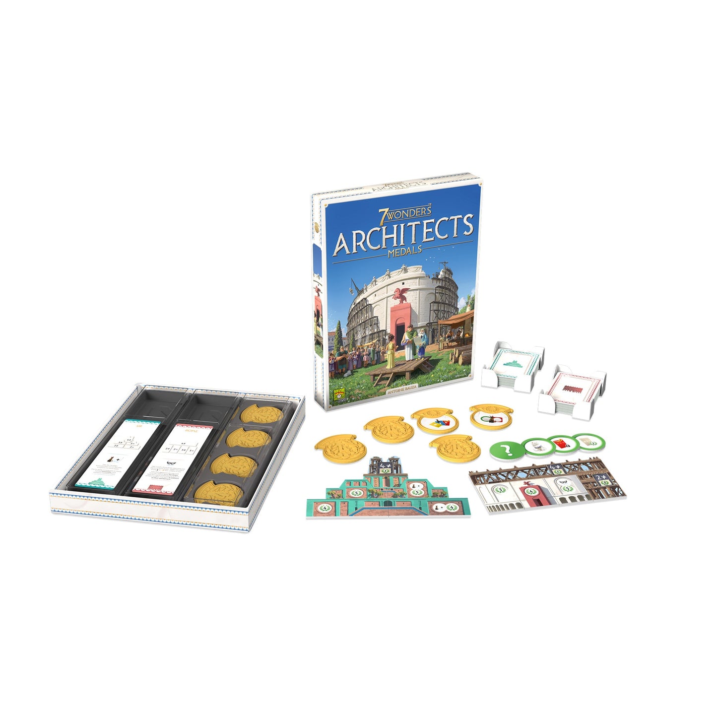 7 Wonders Architects Medals - Bản mở rộng Board Game chiến thuật - Repos Production