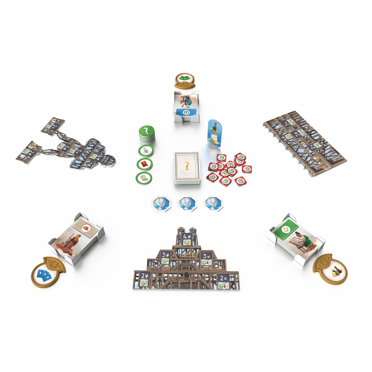 7 Wonders Architects Medals - Bản mở rộng Board Game chiến thuật - Repos Production