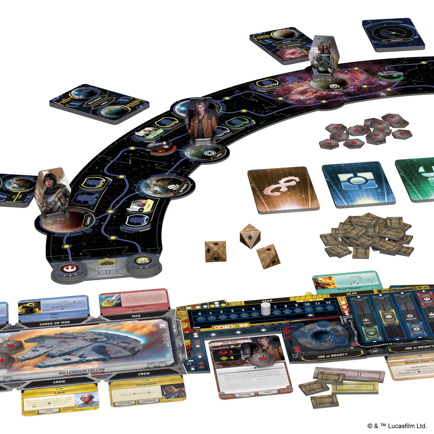 Star Wars Outer Rim - Board Game Chiến Thuật Nhập Vai - Fantasy Flight Games
