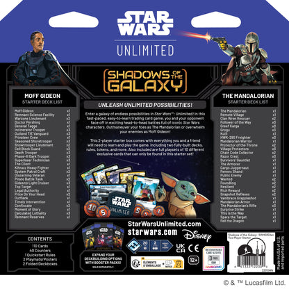 Star Wars: Unlimited - Shadows of the Galaxy: Bộ Khởi Đầu Hai Người Chơi