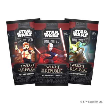Star Wars: Unlimited – Twilight of the Republic: Booster Display - Thẻ bài TCG Chính Hãng Fantasy Flight Games