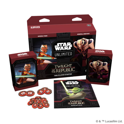 Star Wars: Unlimited – Twilight of the Republic: Two-Player Starter | Bộ Bài TCG Đối Kháng 2 Người Chơi | Fantasy Flight Games