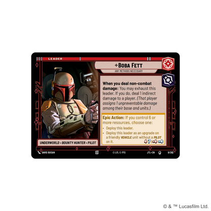 Star Wars: Unlimited – Jump to Lightspeed Spotlight Deck: Boba Fett | Bộ Bài TCG Chiến Thuật | Fantasy Flight Games
