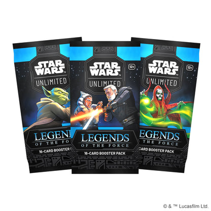 Star Wars: Unlimited - Legends of the Force: Booster Display