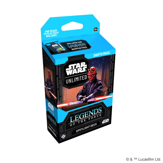Star Wars: Unlimited - Legends of the Force: Spotlight Deck: Darth Maul - Board Game Thẻ Bài TCG - Fantasy Flight Games