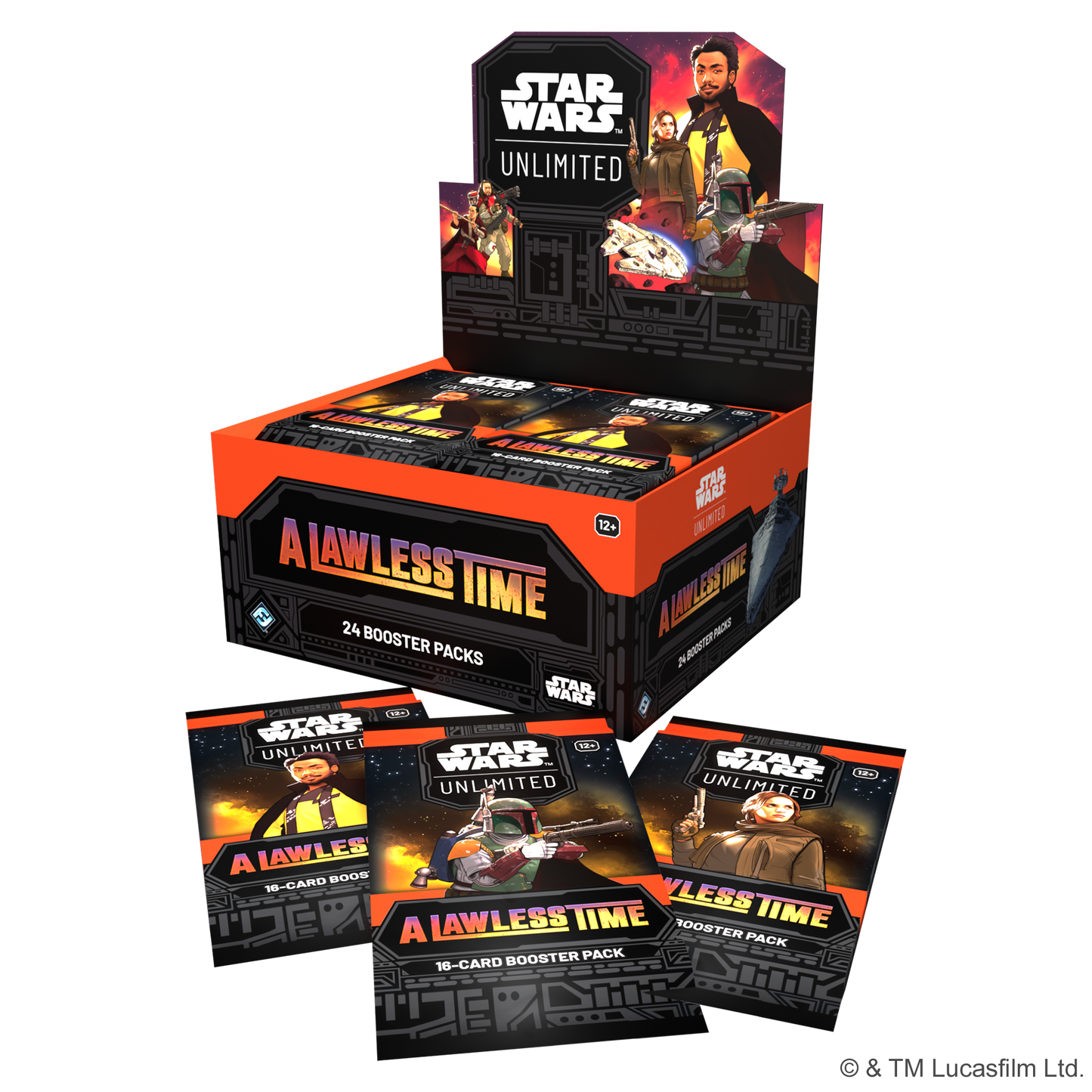Star Wars: Unlimited - A Lawless Time: Booster Display