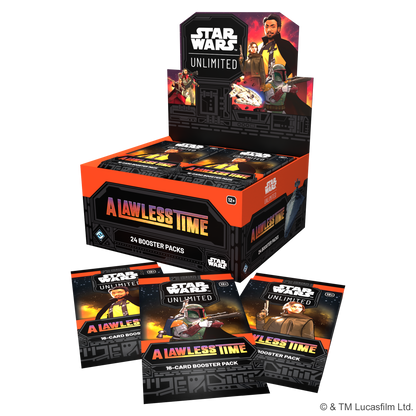 Star Wars: Unlimited - A Lawless Time: Booster Display