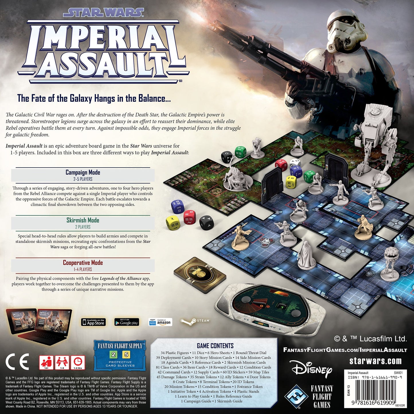 Star Wars: Imperial Assault Board Game - Trò Chơi Chiến Thuật & Nhập Vai - Fantasy Flight Games