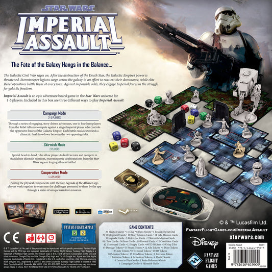 Star Wars: Imperial Assault Board Game - Trò Chơi Chiến Thuật & Nhập Vai - Fantasy Flight Games