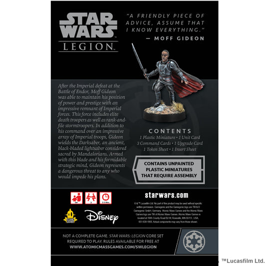 Star Wars Legion Moff Gideon Expansion Tabletop Miniatures Game - Bộ Mở Rộng Chỉ Huy Chiến Thuật - Atomic Mass Games