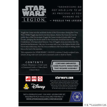 Star Wars Legion Sun Fac & Poogle the Lesser COMMANDER EXPANSION - Board Game Chiến Thuật - Atomic Mass Games