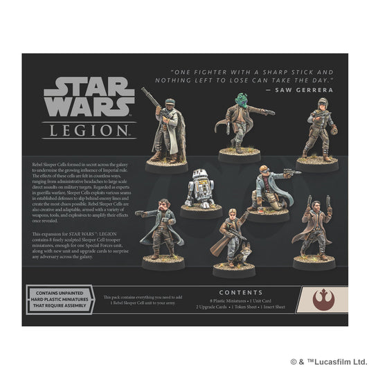 Star Wars: Legion – Rebel Sleeper Cell Unit Expansion - Bộ Mở Rộng Game Sa Bàn - Atomic Mass Games
