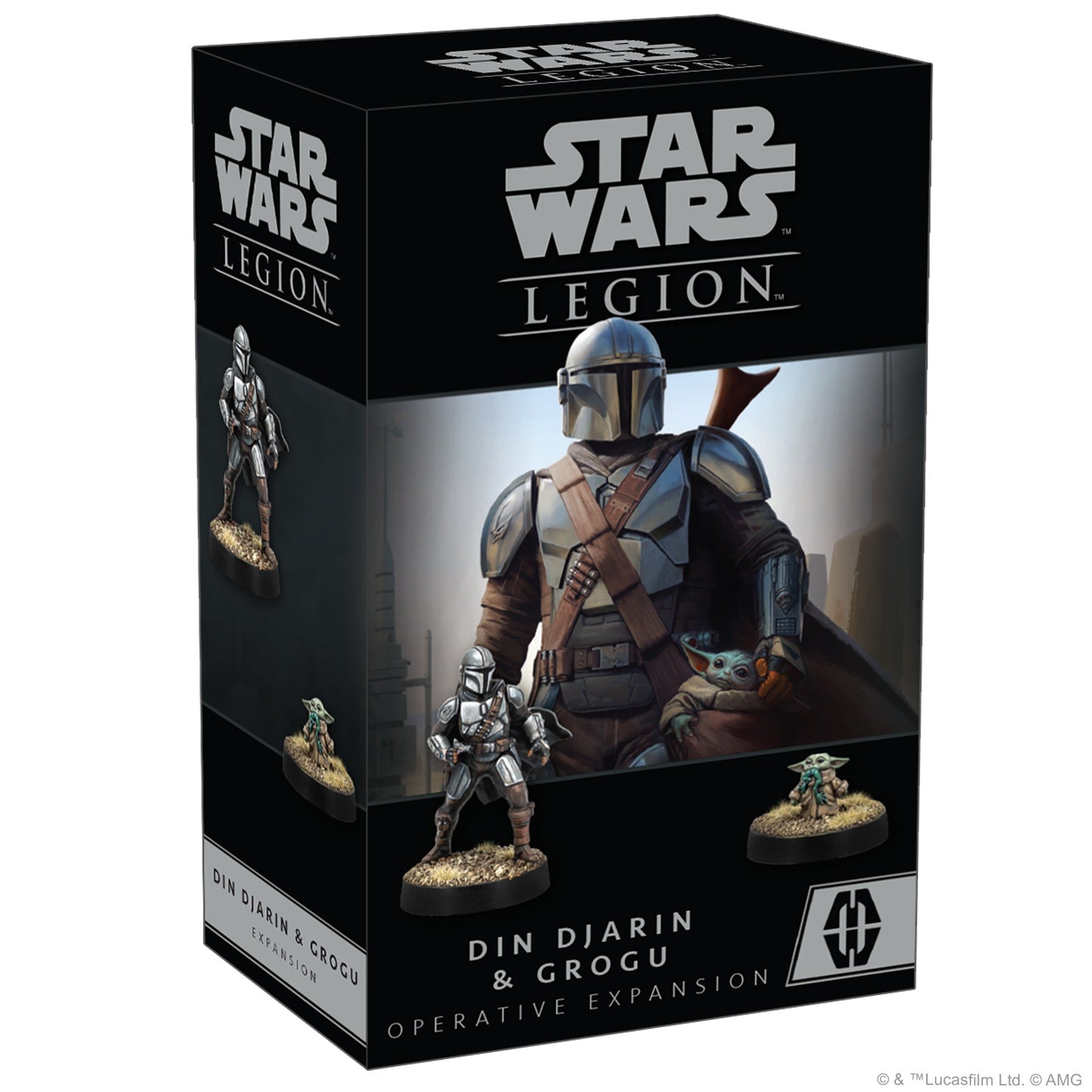 Star Wars: Legion - Din Djarin & Grogu Operative Expansion - Bộ Mở Rộng Board Game Chiến Thuật - Atomic Mass Games