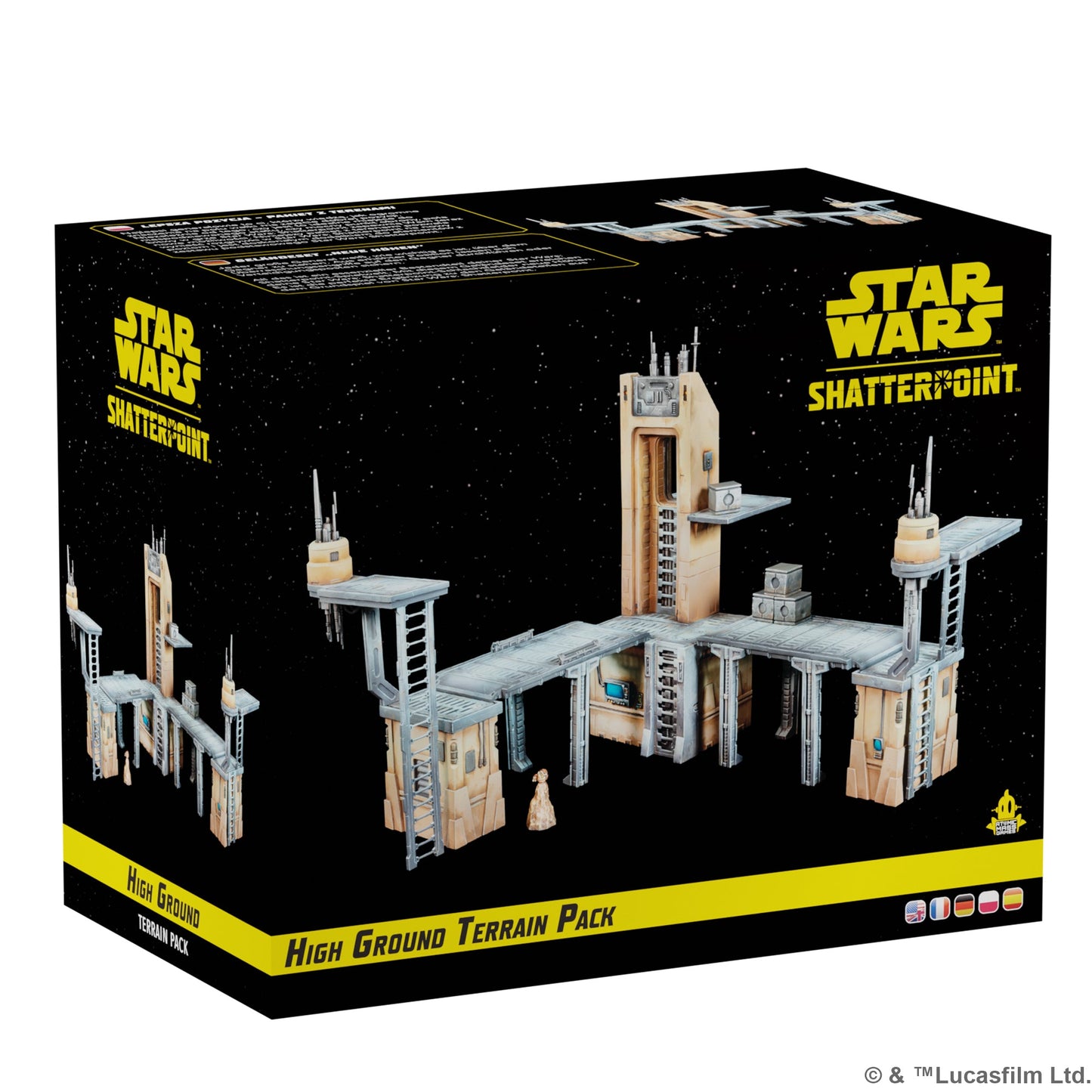 Star Wars Shatterpoint High Ground Terrain Pack - Bộ Địa Hình Sa Bàn Tabletop Miniatures - Atomic Mass Games
