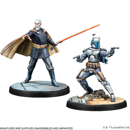 Star Wars Shatterpoint Twice the Pride Count Dooku Squad Pack - Bộ Mô Hình Chiến Thuật Tabletop - Atomic Mass Games