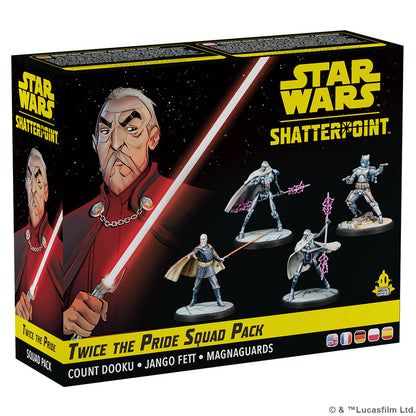 Star Wars Shatterpoint Twice the Pride Count Dooku Squad Pack - Bộ Mô Hình Chiến Thuật Tabletop - Atomic Mass Games