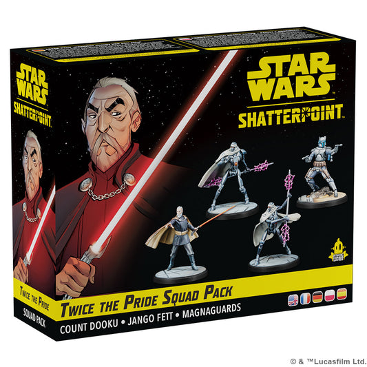 Star Wars Shatterpoint Twice the Pride Count Dooku Squad Pack - Bộ Mô Hình Chiến Thuật Tabletop - Atomic Mass Games