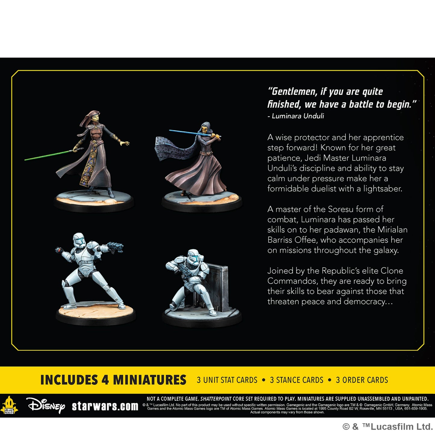 Star Wars Shatterpoint Plans and Preparation Squad Pack - Bộ Mô Hình Chiến Thuật - Atomic Mass Games