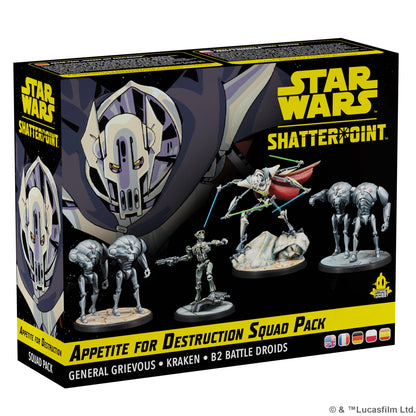Star Wars Shatterpoint Appetite for Destruction Squad Pack - Bộ Mở Rộng Miniatures Chiến Thuật - Atomic Mass Games