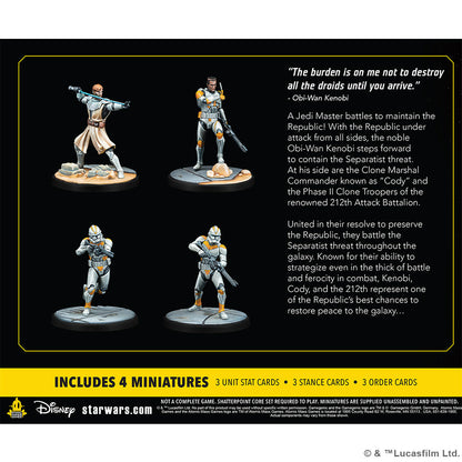 Star Wars Shatterpoint Hello There Squad Pack - Bộ Mô Hình Chiến Thuật Figure - Atomic Mass Games
