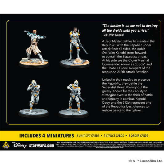 Star Wars Shatterpoint Hello There Squad Pack - Bộ Mô Hình Chiến Thuật Figure - Atomic Mass Games