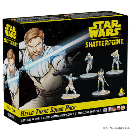 Star Wars Shatterpoint Hello There Squad Pack - Bộ Mô Hình Chiến Thuật Figure - Atomic Mass Games