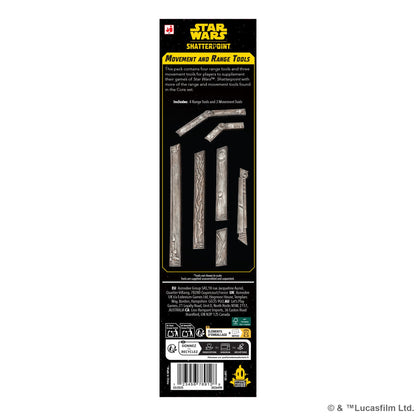 Star Wars: Shatterpoint - Movement & Range Tools | Bộ Thước Đo Di Chuyển & Tầm Xa | Atomic Mass Games