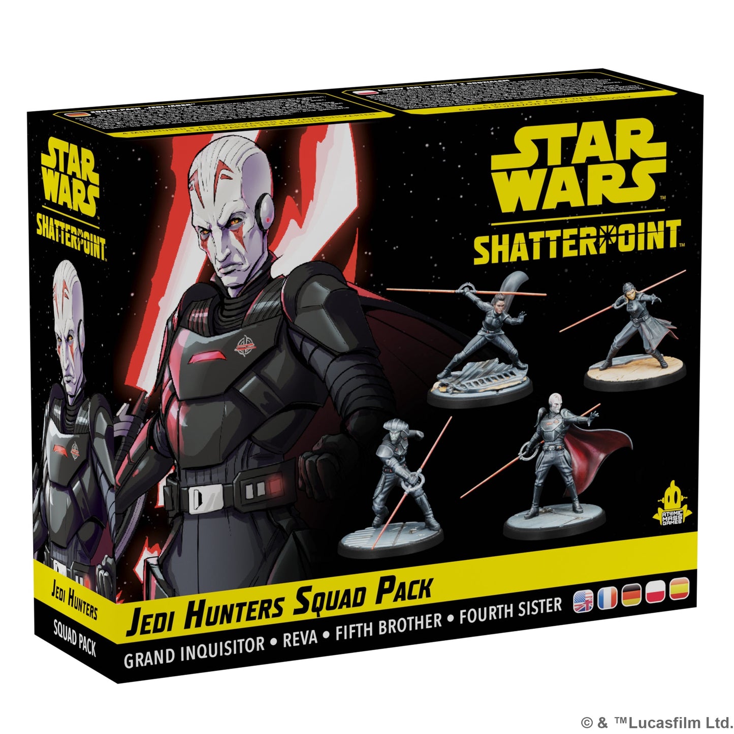 Star Wars Shatterpoint Jedi Hunters Squad Pack Tabletop Miniatures Board Game Chiến Thuật Atomic Mass Games