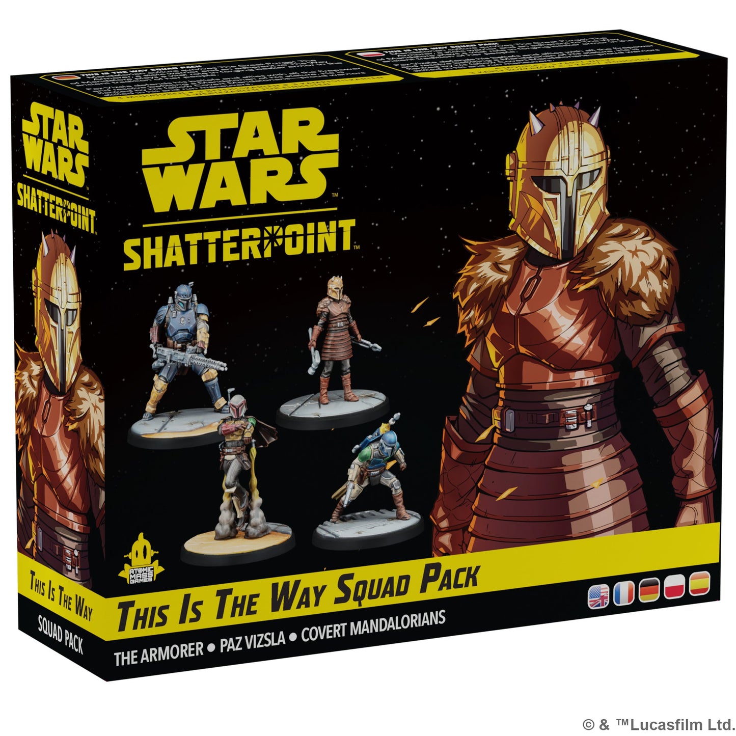 Star Wars: Shatterpoint - This Is The Way Squad Pack | Mô Hình Miniatures Chiến Thuật Atomic Mass Games