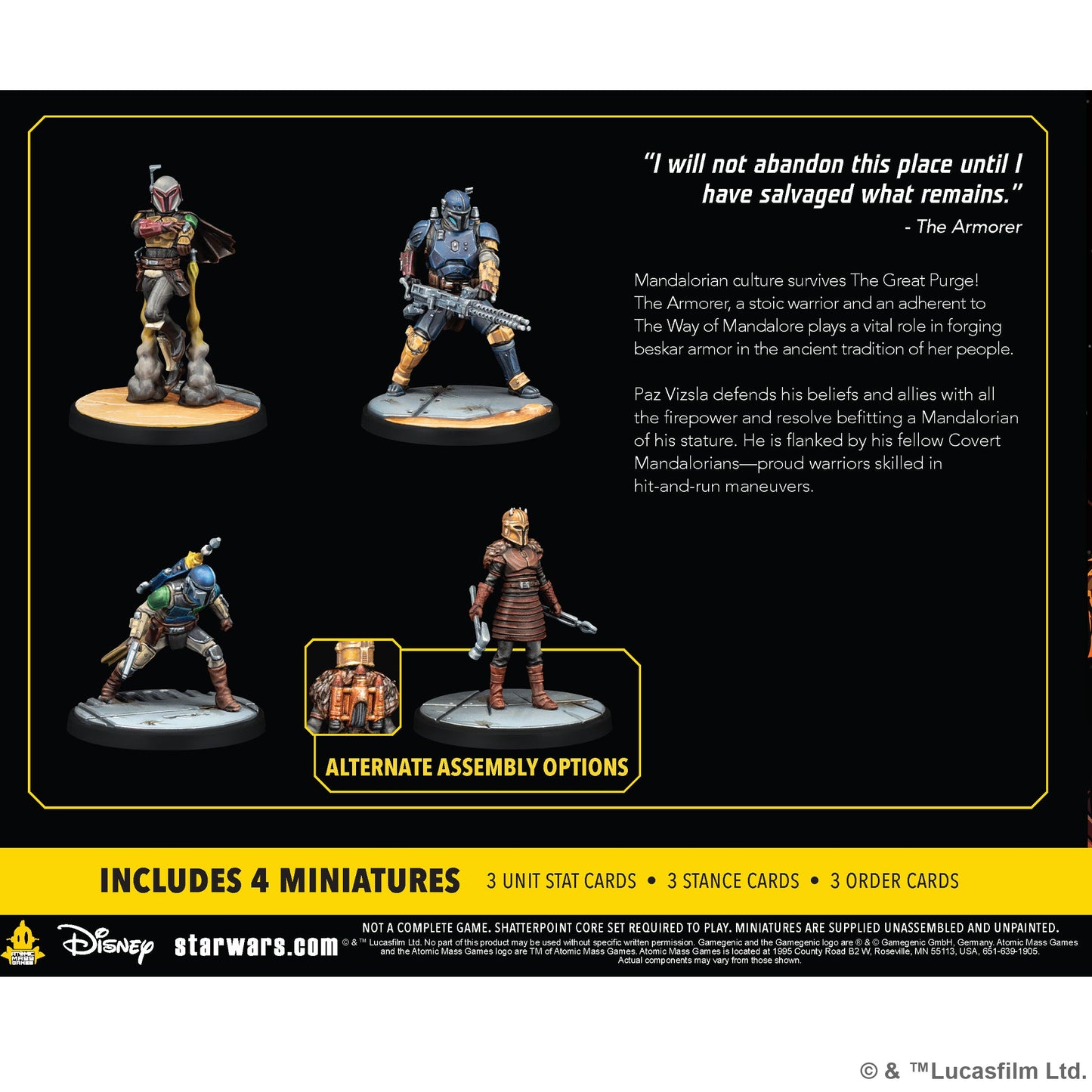 Star Wars: Shatterpoint - This Is The Way Squad Pack | Mô Hình Miniatures Chiến Thuật Atomic Mass Games