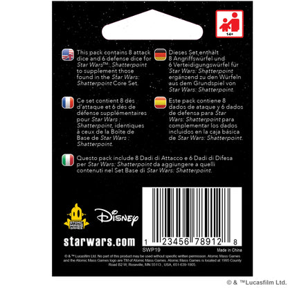 Star Wars: Shatterpoint - Dice Pack | Bộ Xúc Xắc Phụ Kiện | Atomic Mass Games