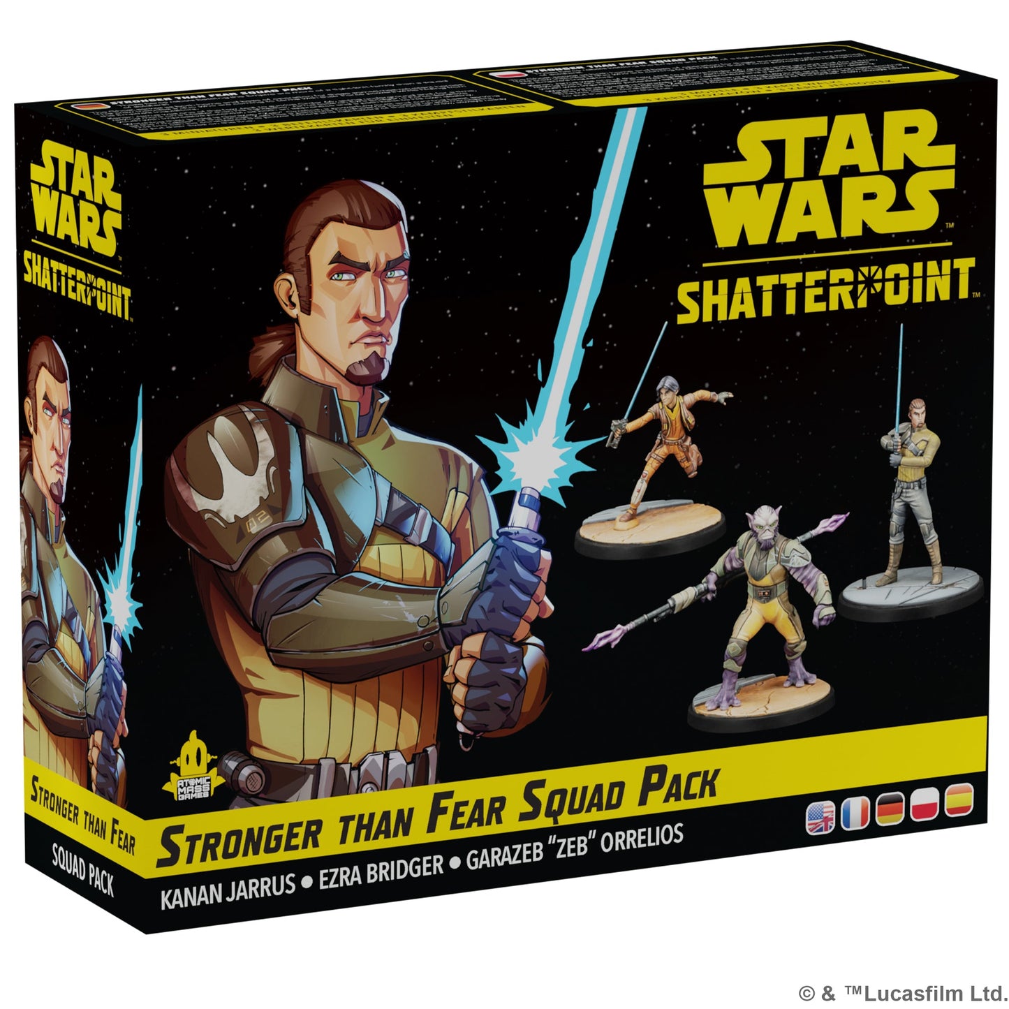 Star Wars: Shatterpoint - Stronger Than Fear Squad Pack - Board Game Chiến Thuật - Atomic Mass Games