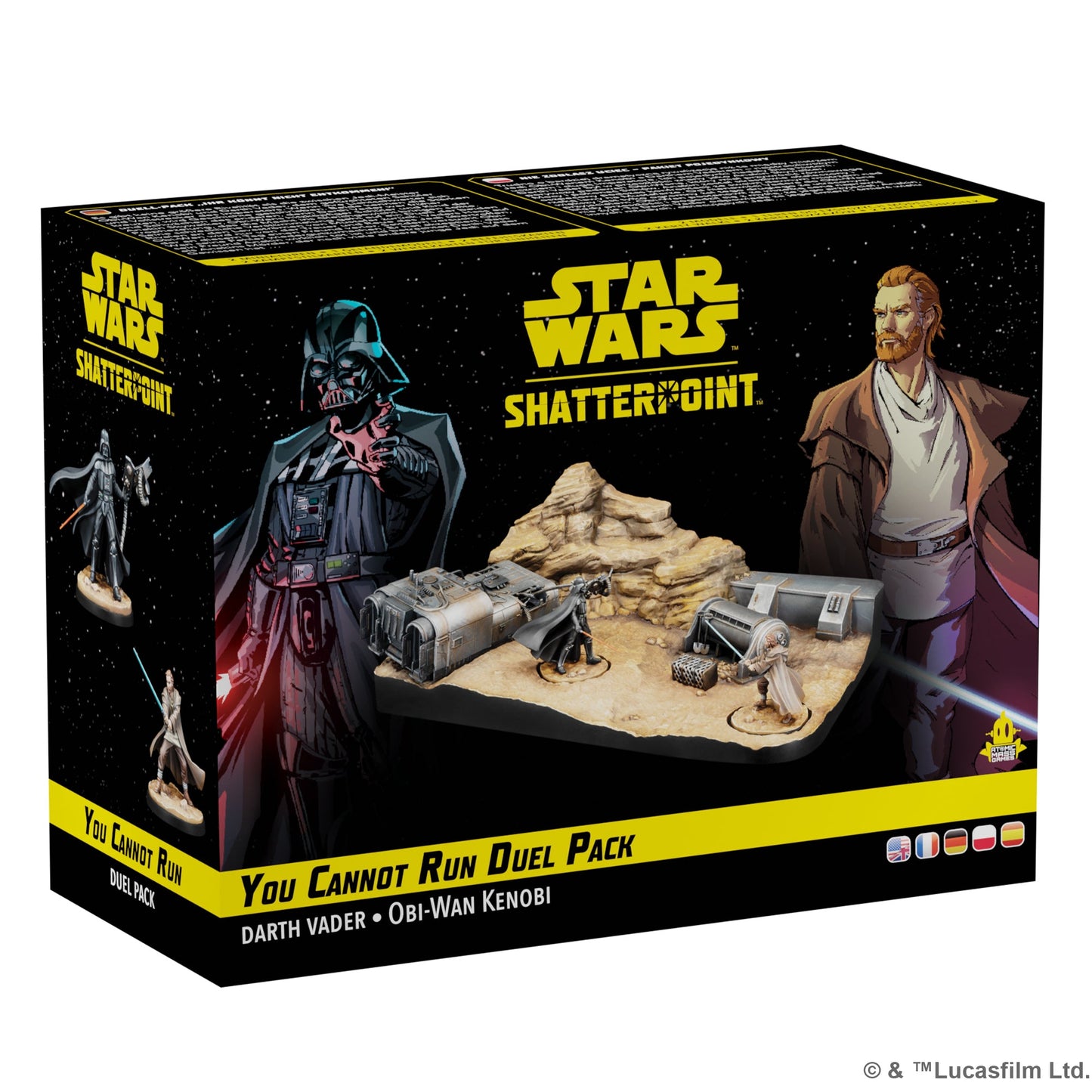 Star Wars Shatterpoint You Cannot Run Duel Pack - Bộ Mô Hình Chiến Thuật Đối Kháng - Atomic Mass Games