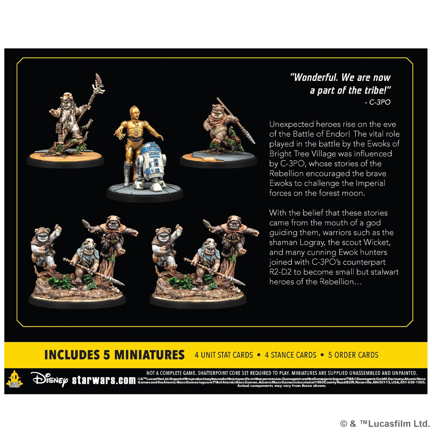 Star Wars Shatterpoint Yub Nub SQUAD PACK - Bộ Mở Rộng Board Game Chiến Thuật - Atomic Mass Games