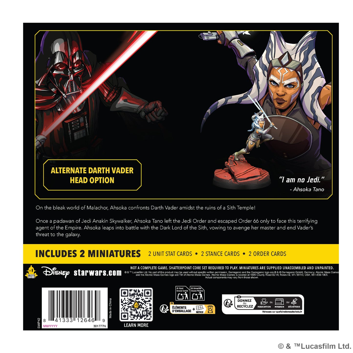 Star Wars: Shatterpoint - I Am No Jedi Duel Pack - Board Game Chiến Thuật | Atomic Mass Games