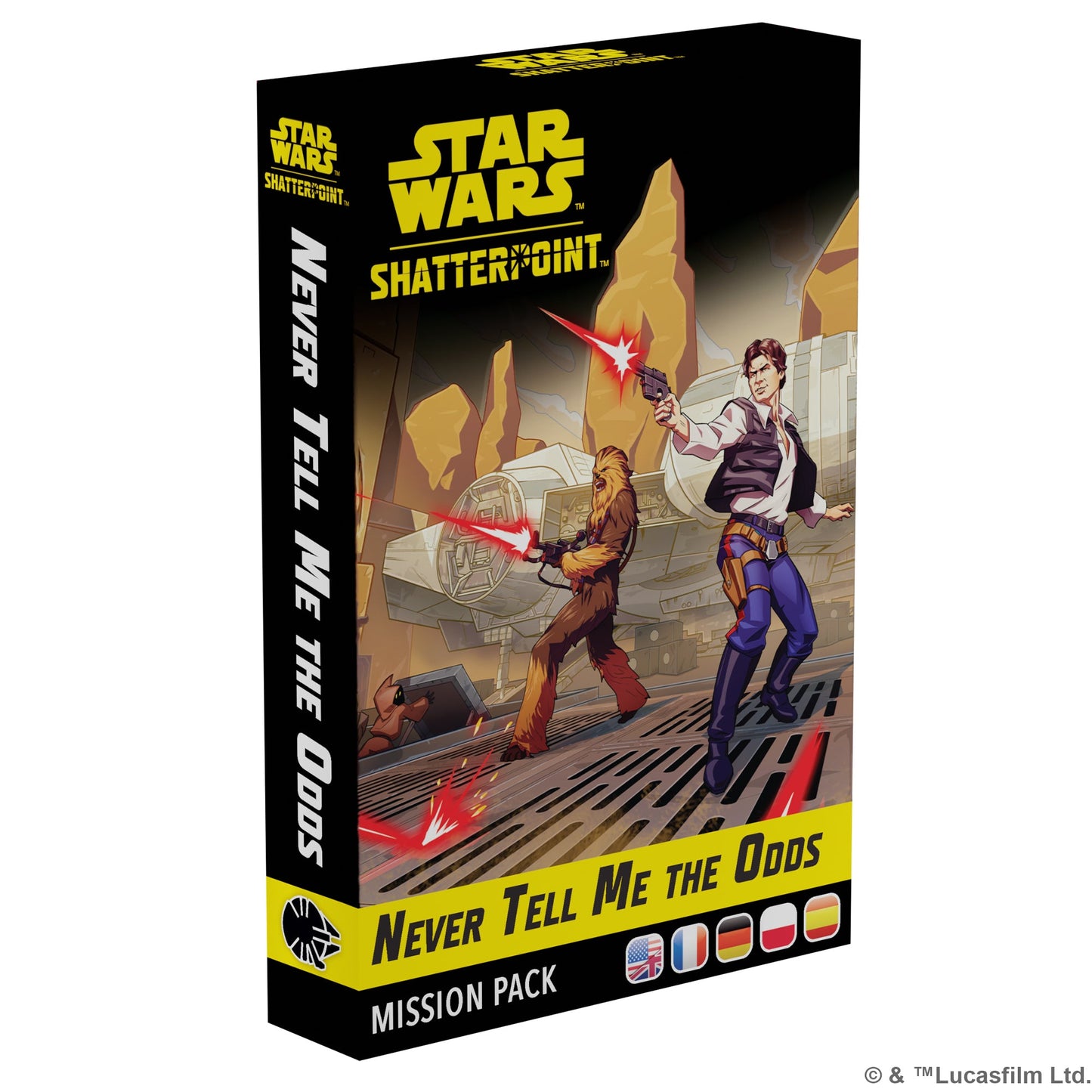 Star Wars: Shatterpoint - Never Tell Me the Odds Mission Pack | Bộ Mở Rộng Board Game Chiến Thuật | Atomic Mass Games