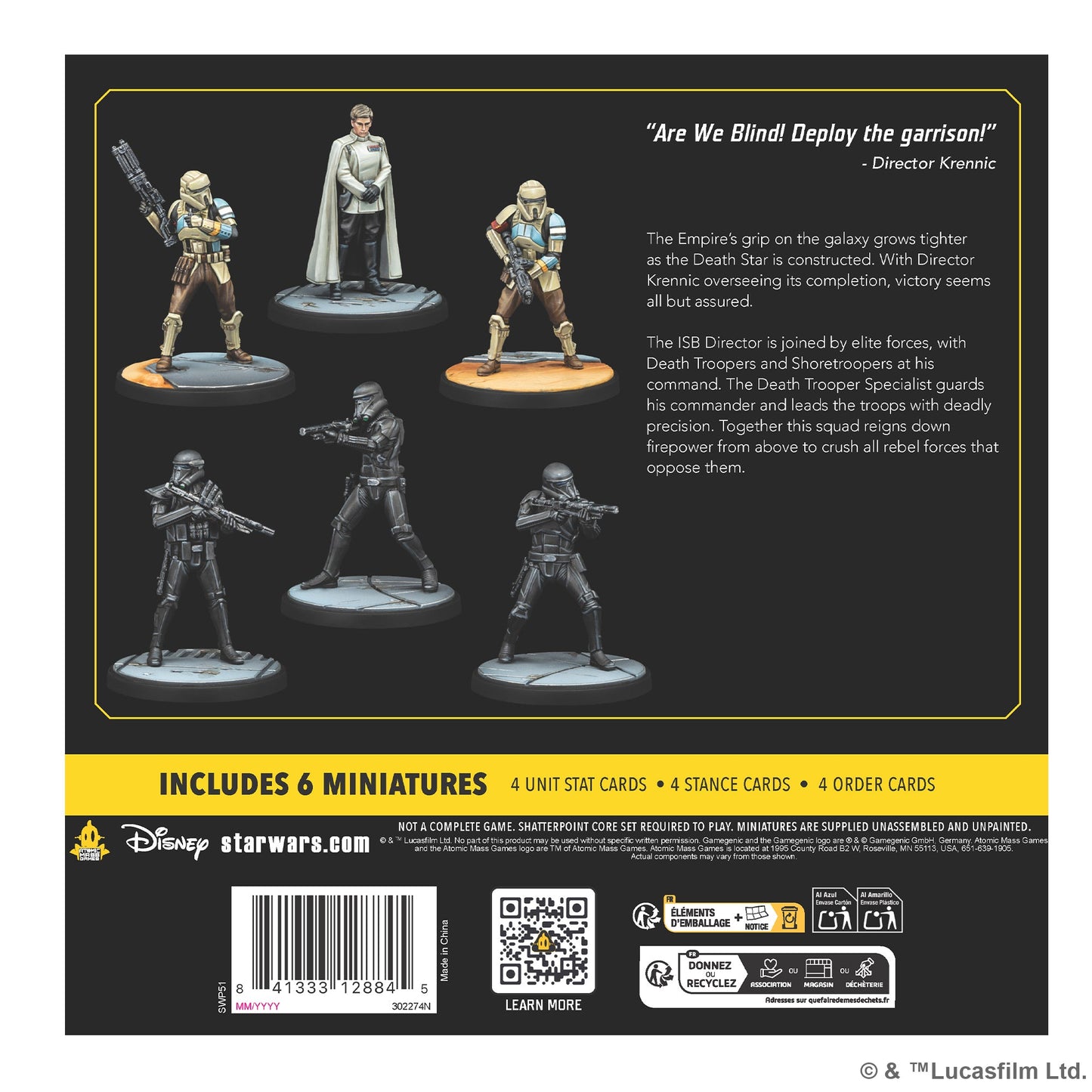 Star Wars: Shatterpoint - Deploy the Garrison Squad Pack - Bộ Mở Rộng Miniature Game - Atomic Mass Games