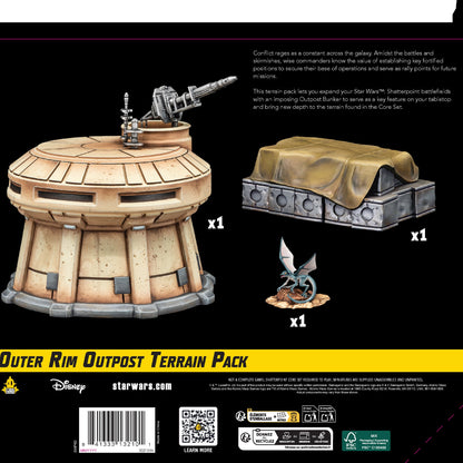 Star Wars: Shatterpoint - Outer Rim Outpost Terrain Pack - Phụ kiện Sa bàn Miniature - Atomic Mass Games