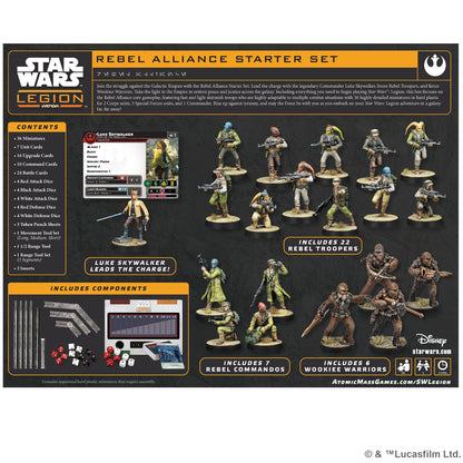 Star Wars: Legion – Rebel Alliance Starter Set | Bộ Khởi Đầu Trò Chơi Sa Bàn Chiến Thuật | Atomic Mass Games