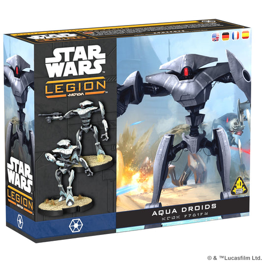 Star Wars: Legion - Aqua Droid Unit Expansion - Mô hình trò chơi chiến thuật - Atomic Mass Games