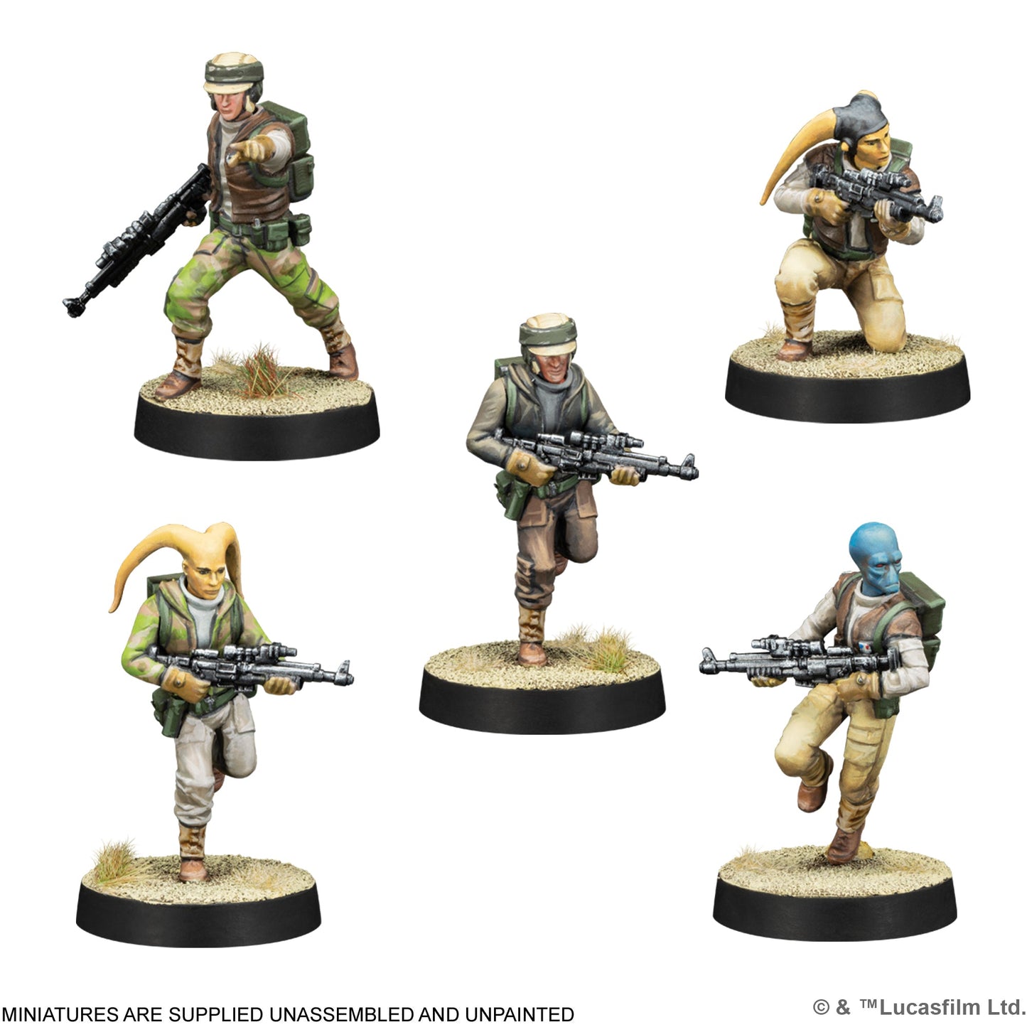 Star Wars: Legion - Rebel Troopers - Board Game Chiến Thuật - Atomic Mass Games