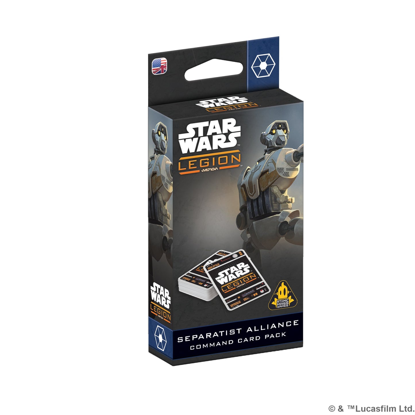 Star Wars: Legion - Separatist Alliance Command Card Pack Gói Thẻ Bài Nâng Cấp Atomic Mass Games