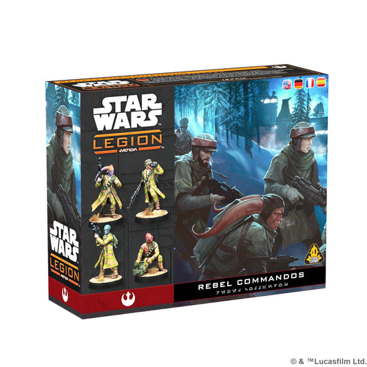 Star Wars: Legion - Rebel Commandos - Bộ Mở Rộng Trò Chơi Sa Bàn - Atomic Mass Games