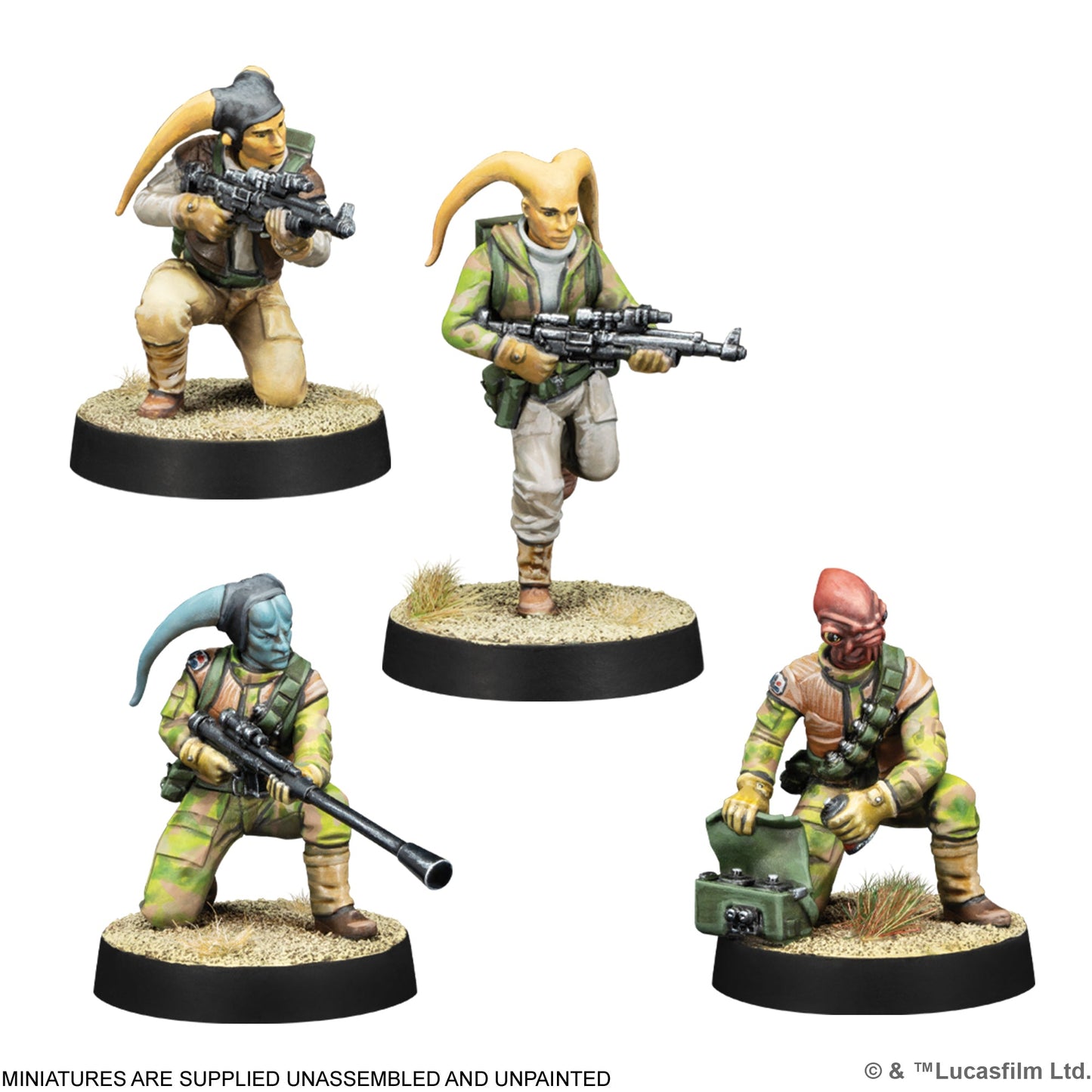 Star Wars: Legion - Rebel Commandos - Bộ Mở Rộng Trò Chơi Sa Bàn - Atomic Mass Games