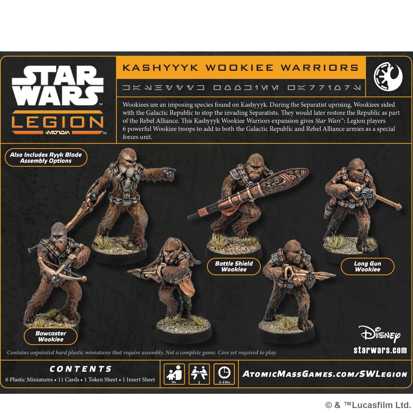 Star Wars: Legion – Kashyyyk Wookiee Warriors - Board Game Chiến Thuật & Mô Hình - Atomic Mass Games