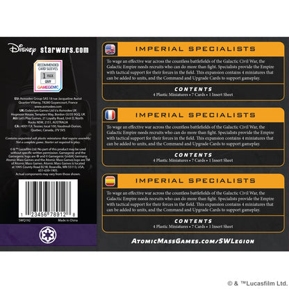 Star Wars: Legion - Imperial Specialists