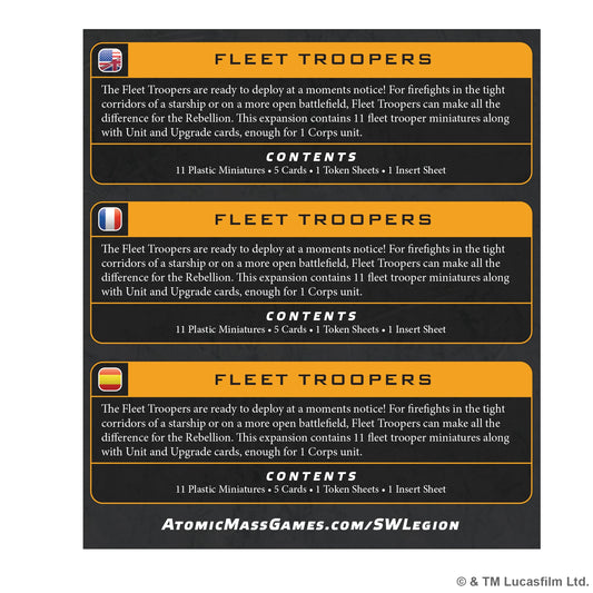 Star Wars: Legion - Fleet Troopers Unit