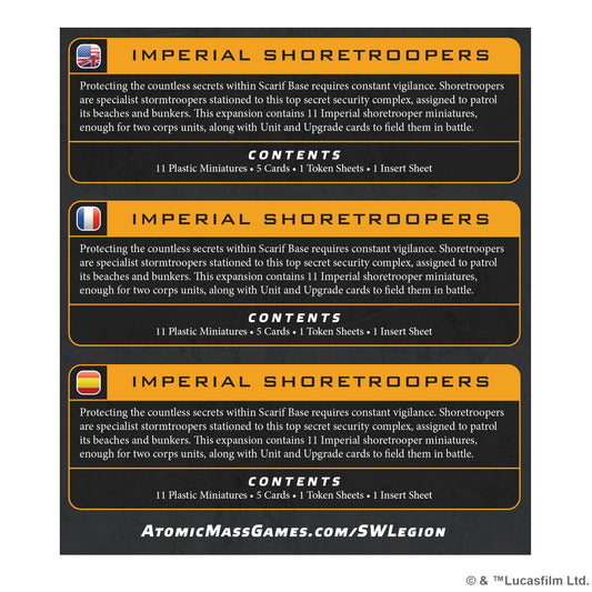 Star Wars: Legion – Imperial Shoretroopers - Board Game Chiến Thuật - Atomic Mass Games